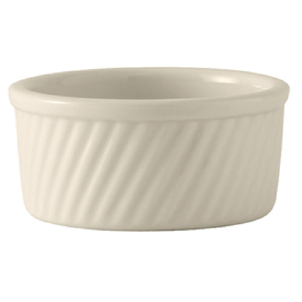 Tuxton BEX-0804 Soufflé 8 Oz. 4" Dia. X 1-7/8"H