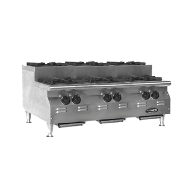 Eagle CLUHP-6-NG-X RedHots® Chef's Line® Step-UP Hotplate Counter Unit