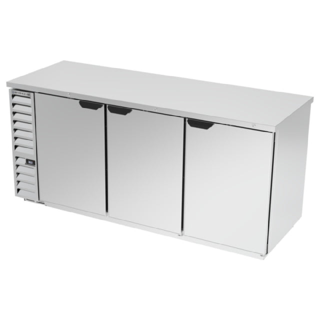 Beverage Air BB78HC-1-F-S Refrigerated Food Rated Back Bar Storage Cabinet Three-section