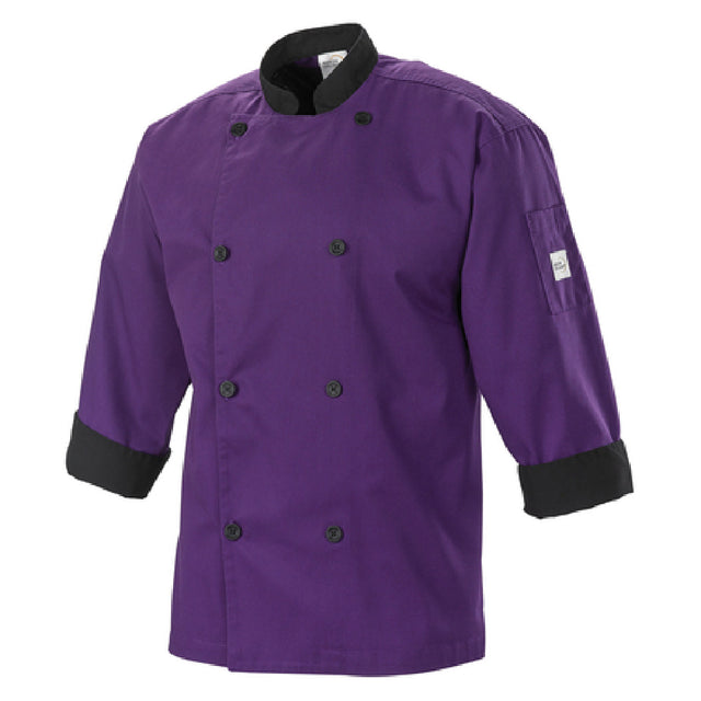 Mercer Culinary M60018PUB5X Millennia® Unisex Jacket 5X 3/4 Sleeve