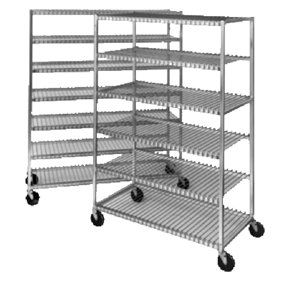 Channel 569 Shelving Mobile Cooling Shelving 47.5"W X 25"D X 70.5"H