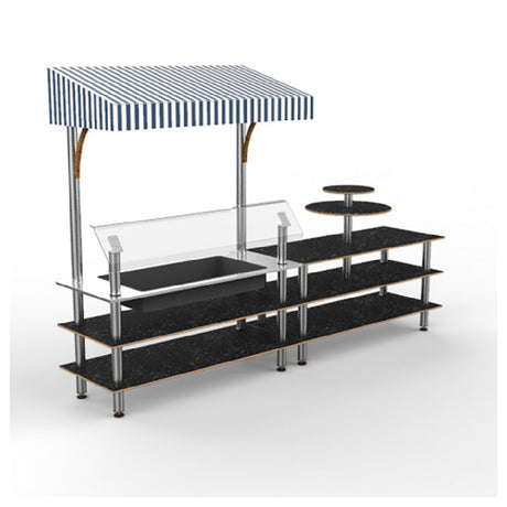 Steelite MGCMLE04MSWF Display Station Mixed Materials (minimum = Case Quantity 1 Per Case) (repack Item)