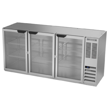 Beverage Air BB72HC-1-FG-S Refrigerated Food Rated Back Bar Storage Cabinet Three-section