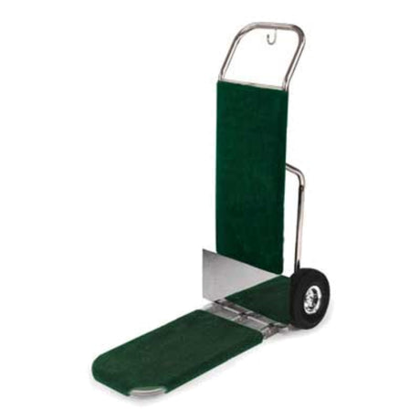 Forbes Industries 1566-CK-PS Bellman's Handtruck 29"L Fold-up Dropnose 1" Polished Stainless Steel Tube