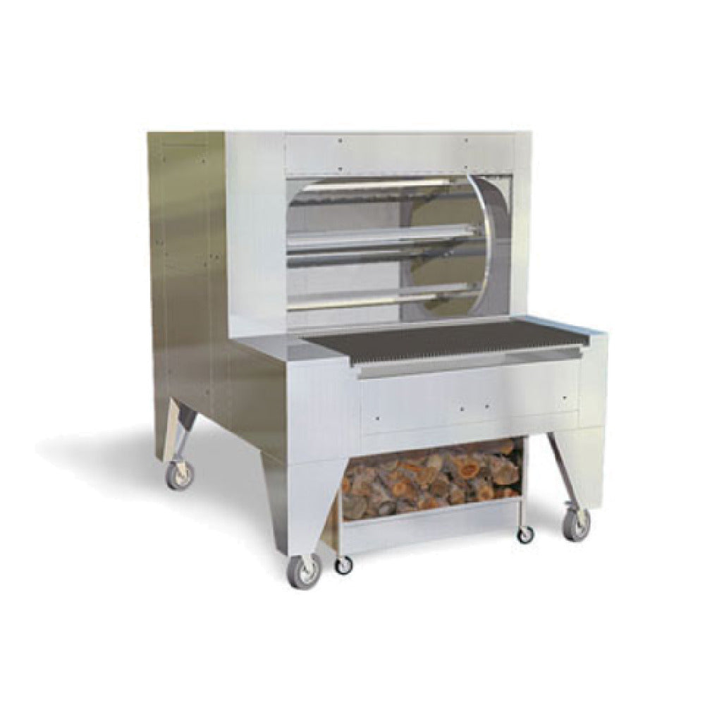 Wood Stone WS-SFR-6-BROILER Mt. Olympus Rotisserie Solid-Fuel 36 42 Chicken Capacity