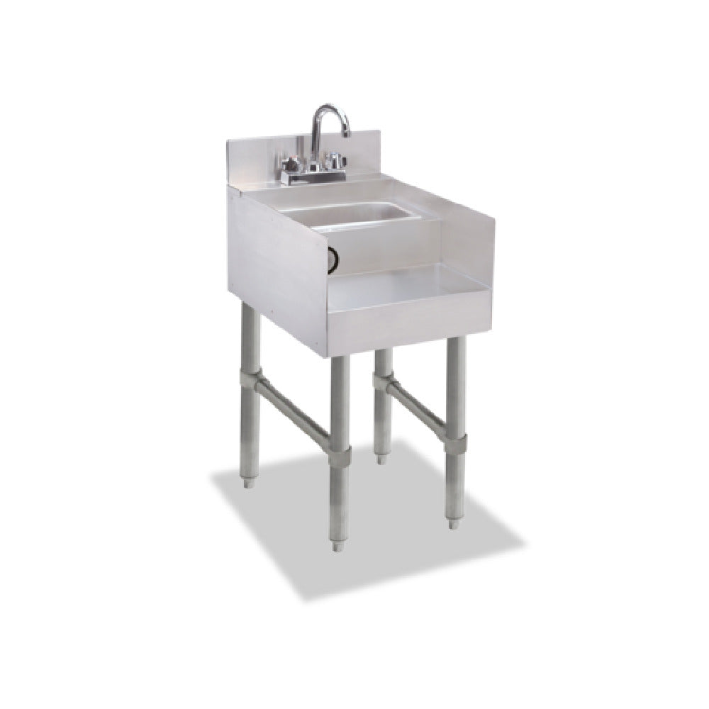 Steel Works Stainless SWBSDS-2612 Blender Station 12"W X 26"D X 30"H 3" Backsplash