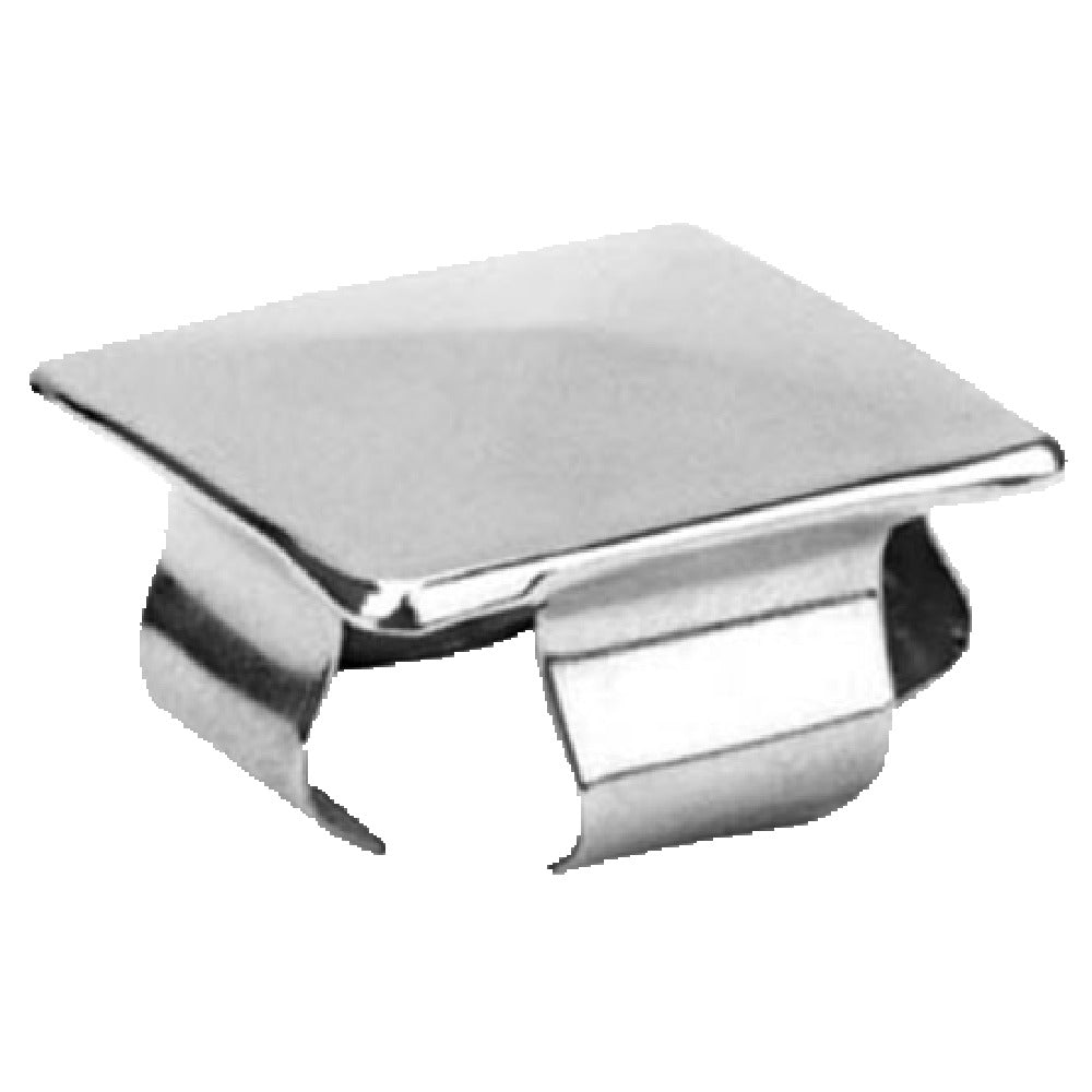 Franklin Machine Products 121-1112 End Cap For 1" OD Square Tubing Nickel Plated Steel