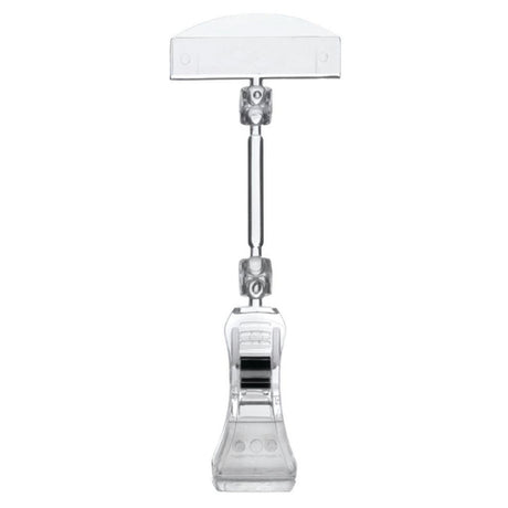 Hubert 44498 - Sign Holder, 6"H, Clip-on