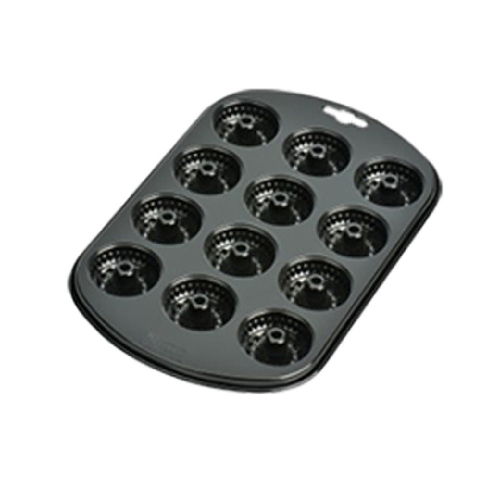 Bauscher Hepp 23.0064.6176 - Mini Bundform Pan, 11-2/5"L X 7"W, 12 Cavities