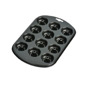 Bauscher Hepp 23.0064.6176 - Mini Bundform Pan, 11-2/5"L X 7"W, 12 Cavities