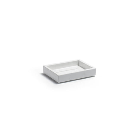 FOH RSD010WHT13 Soap Dish 3.25"W X 4.25"D X 0.75"H Rectangular