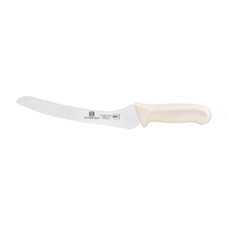 Thunder Group SLKF406WT Bread Knife 9" Blade White Polypropylene Handles