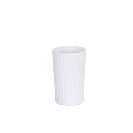 Cal Mil 24020-4-15 Ribbed Crock 3.75"dia X 6"H Dishwasher Safe