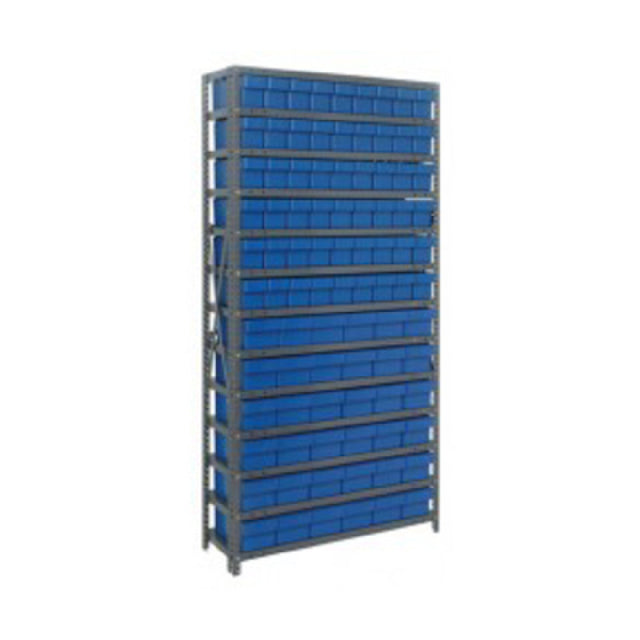 Quantum 1875-624_GRAY - Shelving Unit, 18"D X 36"L X 75"H, Heavy Duty