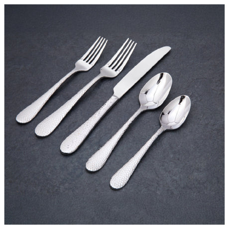 1880 Hospitality B411FDEF - Darcy Dessert/Salad Fork, 7.25", Hammered