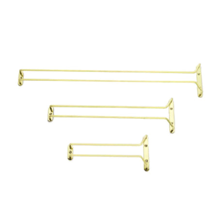 Alegacy Foodservice Products GR10 Glass Rack 10"L Gold Anodized Finish