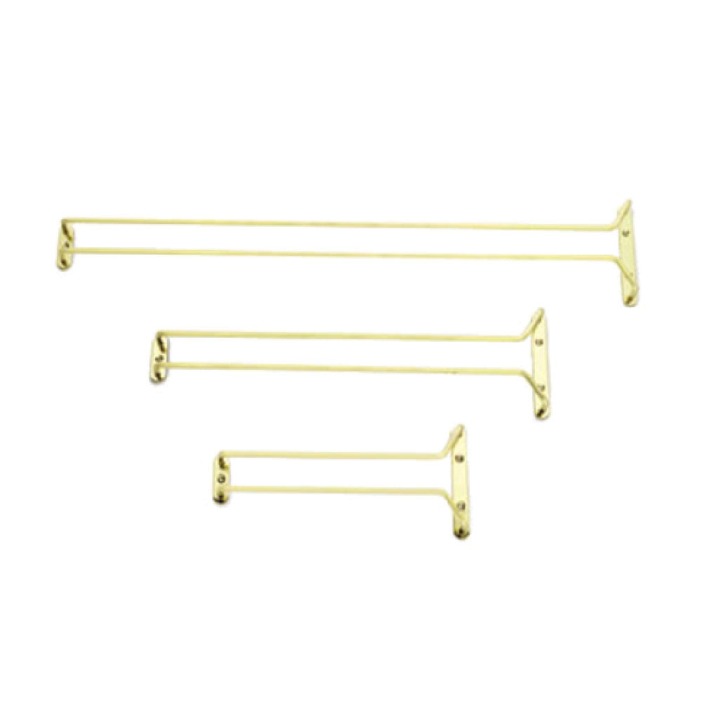 Alegacy Foodservice Products GR24 Glass Rack 24"L Gold Anodized Finish