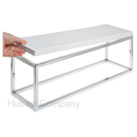 Hubert 86636 - Cerve Collection Riser, 20-7/8"L X 6-2/5"W X 7-1/16"H, Tall