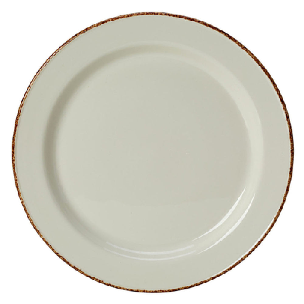 Steelite 17140214 Slimline Plate 6-1/4" Dia. Round