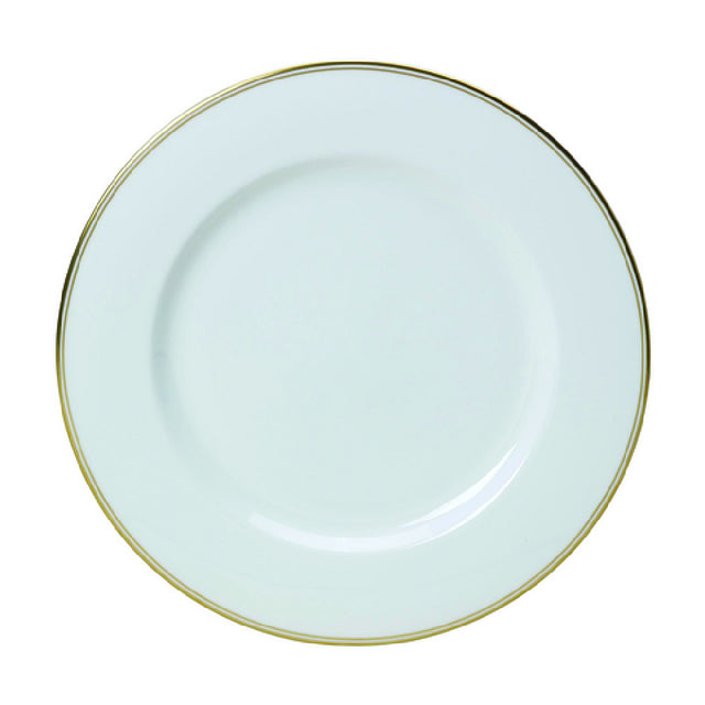 Steelite 82107AND0103 - Plate, 8.75" X 0.625", Burnished Gold