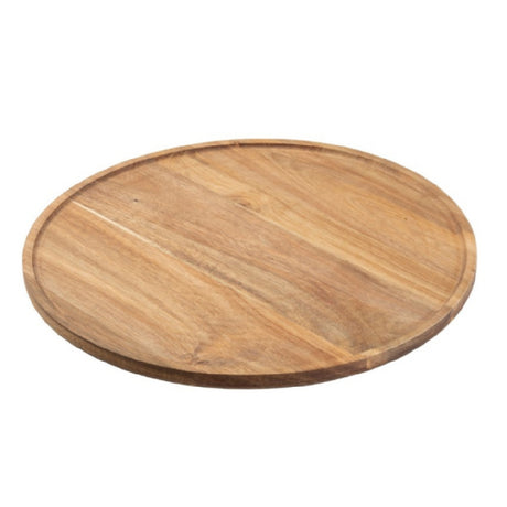 Tablecraft 11829 Lazy Susan 15"W X 15"D X 1.625"H Acacia Wood