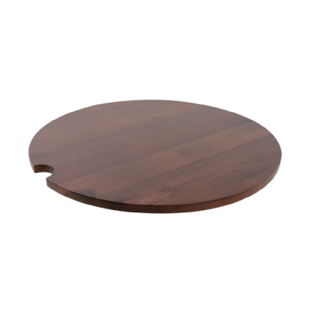 Rosenthal Sambonet Paderno 68209-51 Lid 17-3/4" Dia. X 5/8" Acacia Wood