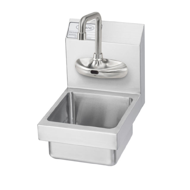 Krowne HS-61 MiniMax Hand Sink Wall Mount 9"W X 12"D X 13"H OA