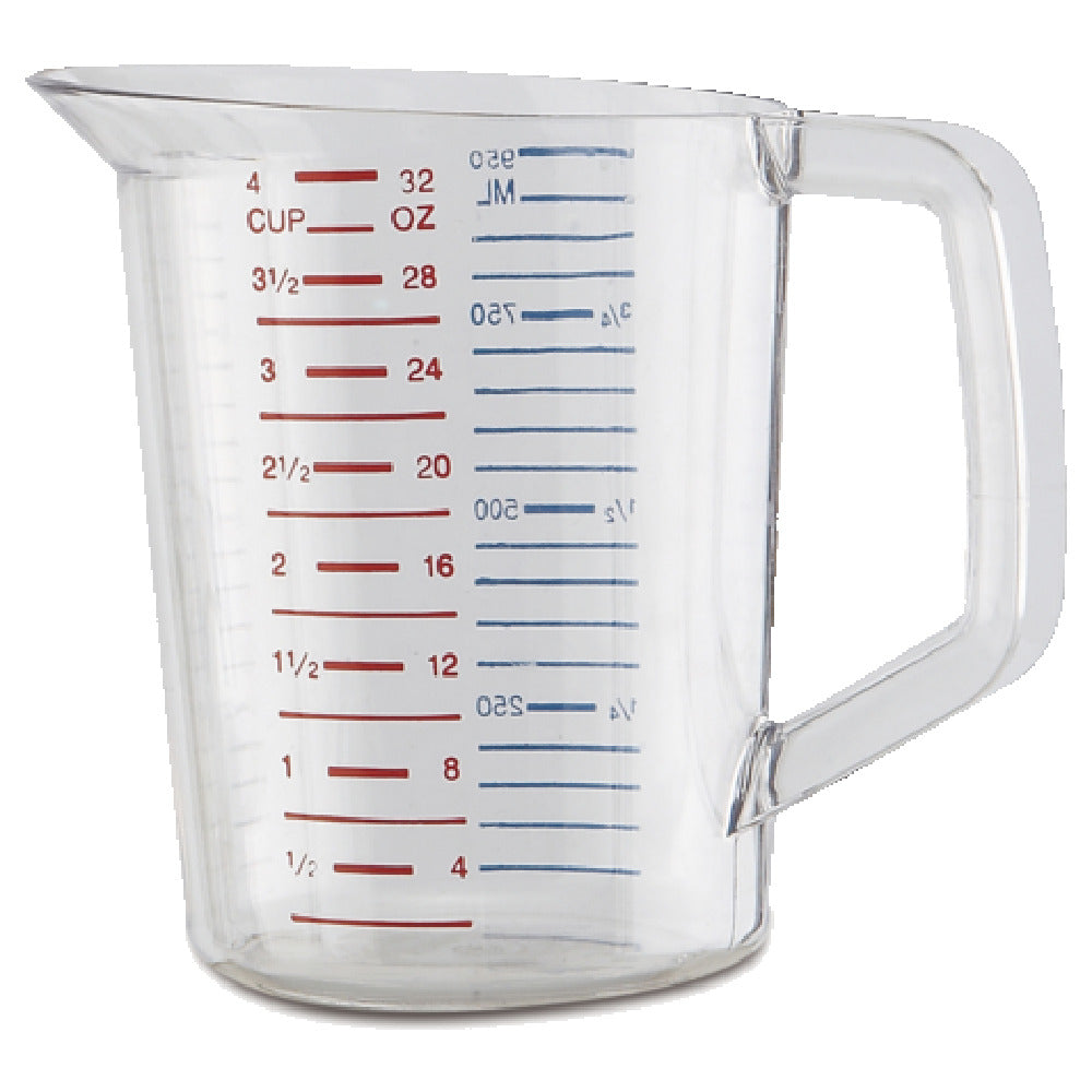 JB Prince U107 1 Rubbermaid Measuring Cup 4 Cup (32 Oz.) Capacity Graduated