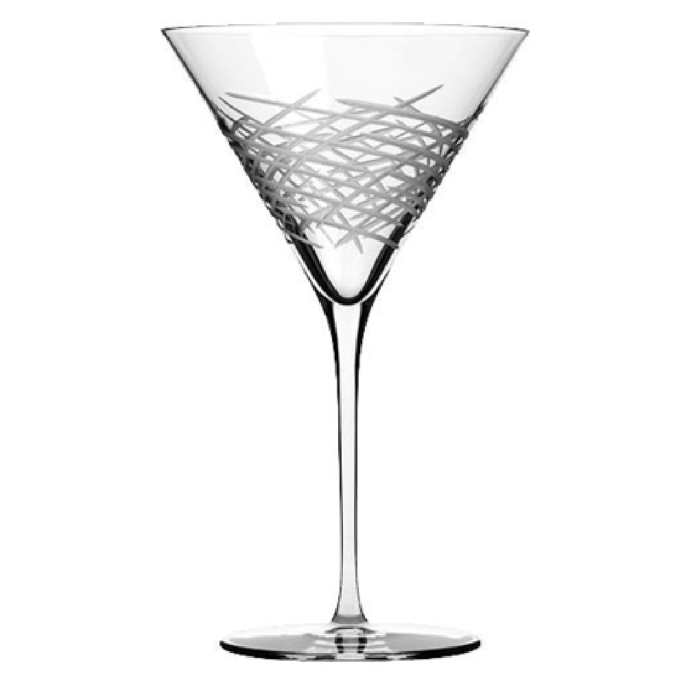 Libbey 9136/69477 Crosshatch Martini Glass 10 Oz. HD2 Rim