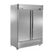 Hubert 69K-773 - Kratos® Two Door Reach-in Refrigerator, Stainless Steel Exterior