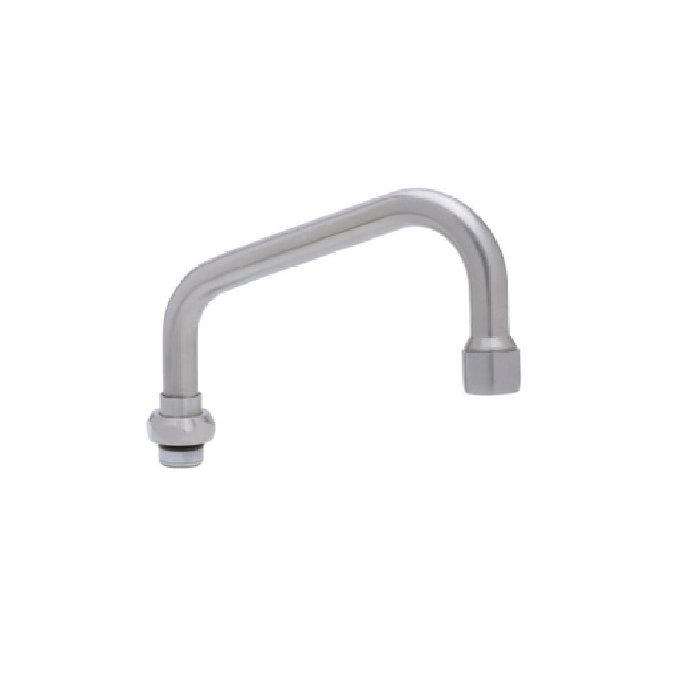 T&S Brass S059X EverSteel Faucet Stainless Steel 6" Swing Nozzle With Stream Regulator Outlet. Certified To ASME A112.18.1/CSA B125.1