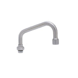 T&S Brass S059X EverSteel Faucet Stainless Steel 6" Swing Nozzle With Stream Regulator Outlet. Certified To ASME A112.18.1/CSA B125.1