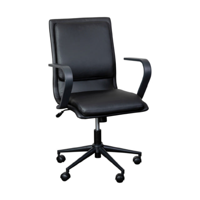 Flash Furniture GO-21111B-BK-BK-GG James Office Chair 18" To 21-3/4" Adjustable Seat Height