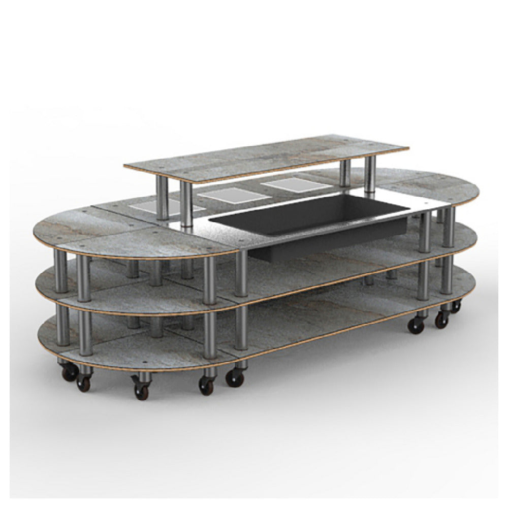 Steelite MGCMLD19GSXW Market Stand Mixed Materials (minimum = Case Quantity 1 Per Case) (repack Item)