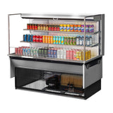 Turbo Air TOM-60L-UF-S-3SI-N Drop-In Horizontal Open Display Case Low Profile