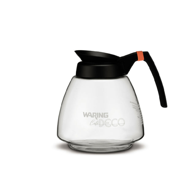 Waring WCDB64 Café Deco® Glass Decanter 64 Oz. Spill-proof Spout