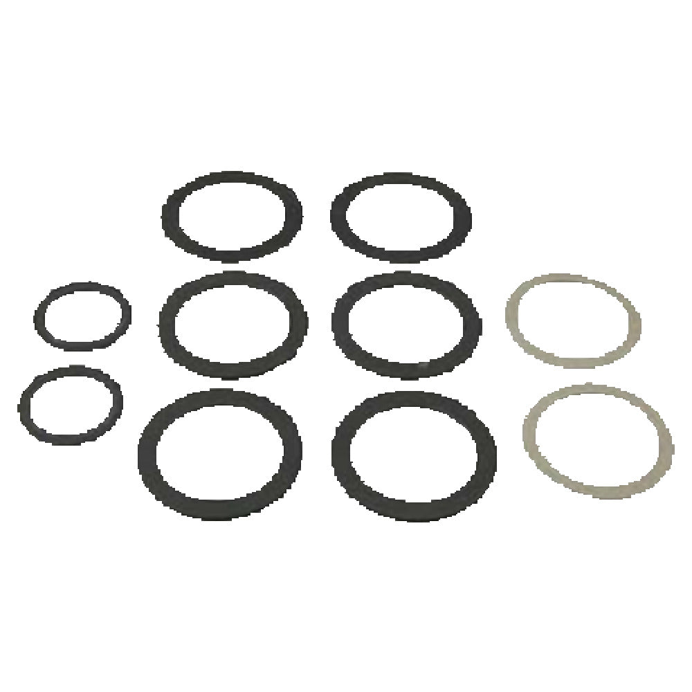 Franklin Machine Products 204-1195 Gasket Kit (10) Gaskets Black