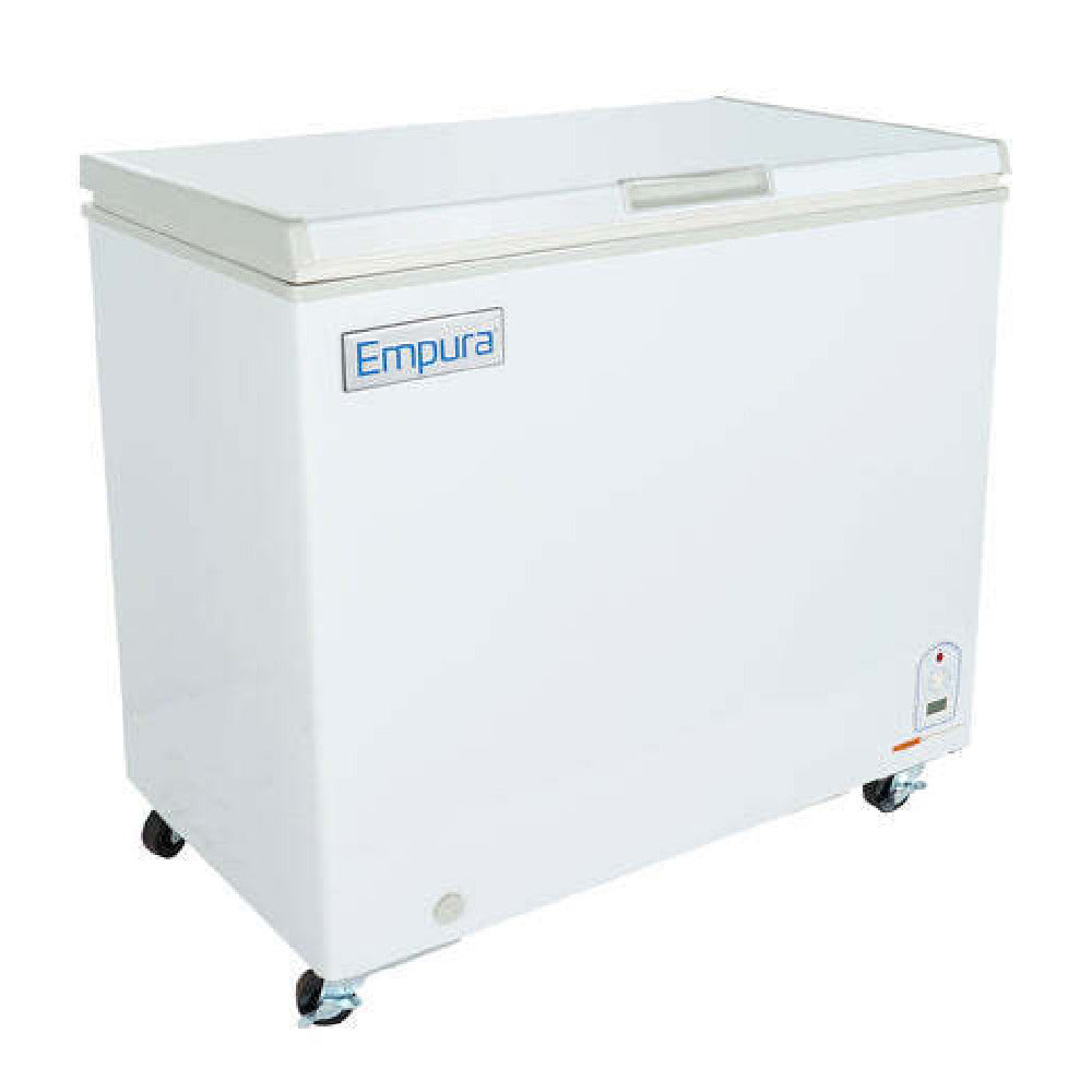 Empura E-CF-7 - Solid Lid Chest Freezer, 37.52"W X 23.15"D X 31.93"H, 7.1 Cu. Ft. Capacity