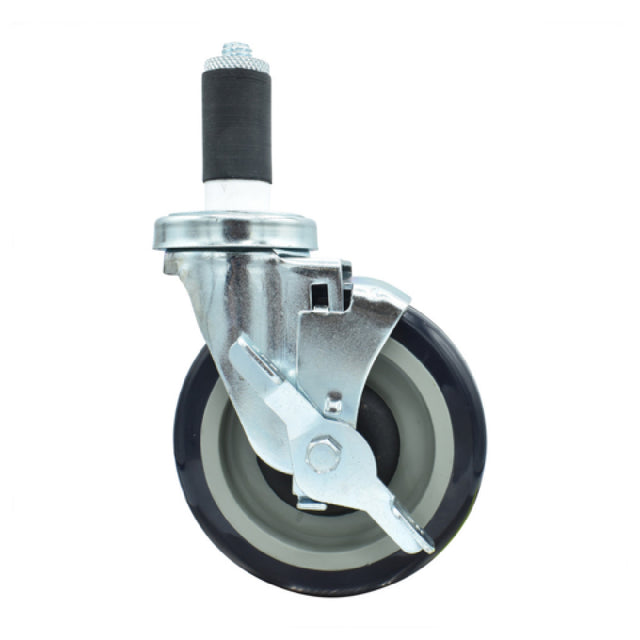 BK Resources 5SBR-2RA-PLY-TLB - Swivel Caster, 1-1/4" Expanding Stem, 5" Polyurethane Wheel