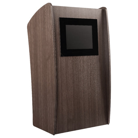 National Public Seating 612-RW Oklahoma Sound® Vision Screen Lectern