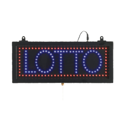 Aarco LOT04S LED Sign 16-1/8"W X 6-3/4"H "LOTTO"