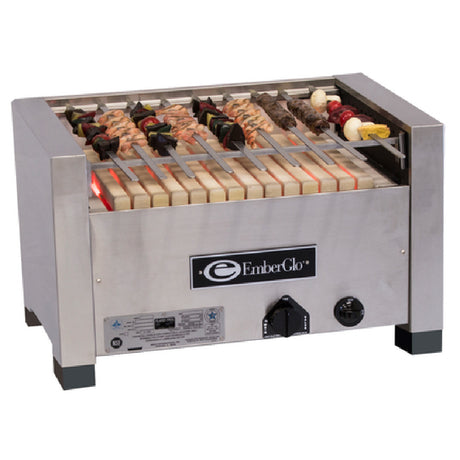 EmberGlo 25C-KABOB_NAT - (25C-KABOB-OPEN FRT) Kabob Charbroiler, Propane OR Natural Gas