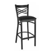 Hubert 10500 - CenPro Bar Height Chair, 285 Lb. Weight Capacity, Cross Back