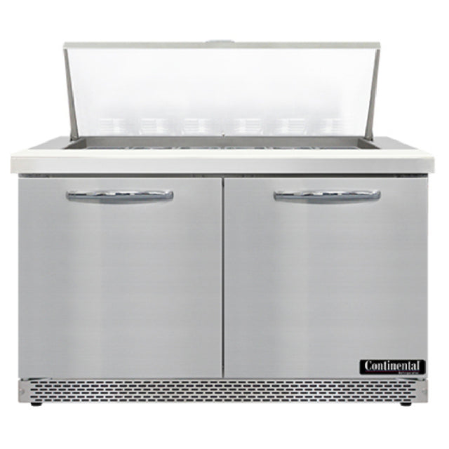 Continental Refrigerator SW48N18M-FB Mighty Top Sandwich Unit Front Breather 48"W