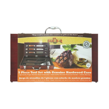 Chef Master 02136X Mr. Bar-B-Q® Barbeque Tool Set (5) Piece Includes: Spatula