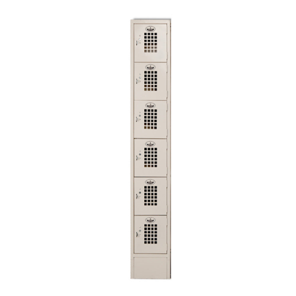 Winholt WL-66-15 - Lockers, 6-tier, Floor Mounted