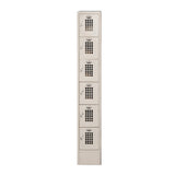 Winholt WL-66-15 - Lockers, 6-tier, Floor Mounted