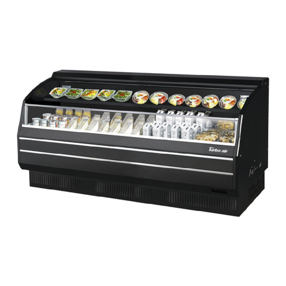 Turbo Air TOM-75LB-SP(-A)-N Horizontal Open Display Merchandiser Low-profile 14.8 Cu. Ft. Capacity