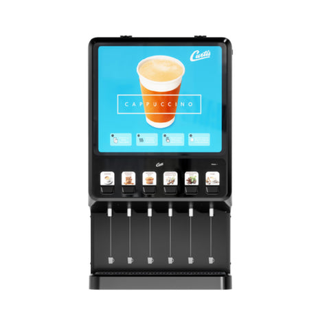 Curtis PCNG6300 | 1360102204 - Premium Cappuccino Next Generation Machine, (6) Station Dispenser With Lift Door