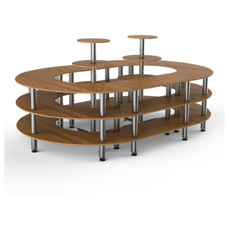 Steelite MGCMSB08BSXF Mogogo Buffet Solutions Modular Creative Serving Station